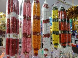 Garlands - Flowers & Plastic, Multicolor | Vibrant Colors, Durable Material, Elegant Design