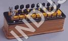 Resistance Box - Wood and Metal, 15x10x5 cm, 1-1000 Ohms, 10 Steps, 5W Power Rating | Precise Control, Variable Resistance, Durable Design, Easy Operation, Reliable Performance