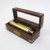 Solid Pullout Telescope With Wooden Glass Box