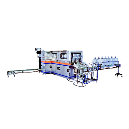 Silver Fully Automatic 20 Ltr Jar Washing Filling Capping Machine