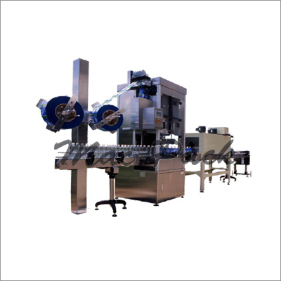 Silver Fully Automatic Shrink Sleeve Applicator