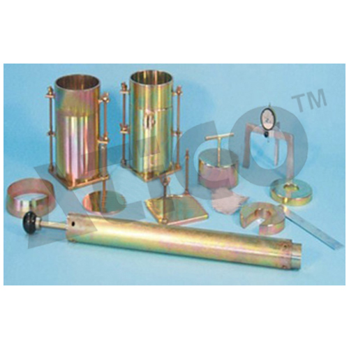 California Bearing Ratio Spares - Steel & Gunmetal CBR Set ASTM Compliant | Precise Testing Durable Design Reliable Results