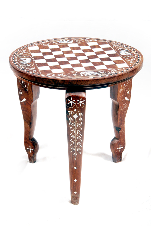 Wooden Inlaid Folding Chess Boards