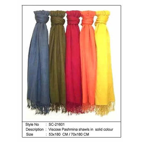 Viscose Shawls - Color: Multicolor