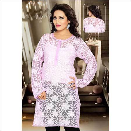 Designer Net Long Tops