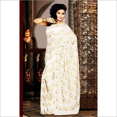 Pure Georgette Saree