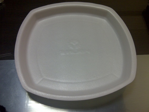 Disposal Thaali Lamination - Paperboard 10x10x2cm, Off-White | Durable, Lightweight, Disposable, Eco-Friendly, Stackable, Hygienic, Glossy Lamination