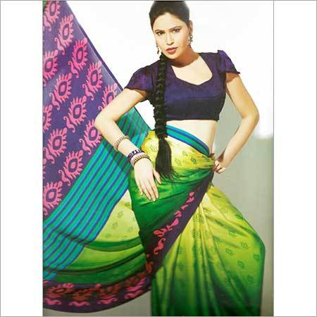 Nara Satin Chiffon Sarees