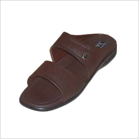 Mens Leather House Slippers
