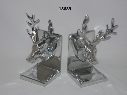 Aluminium Raindeer Bookend