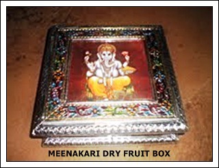 Meenakari Dryfruit Box