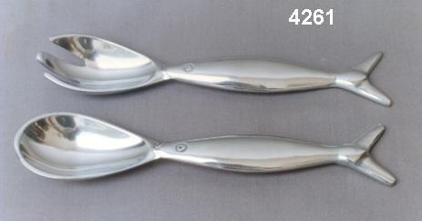 Fish Design Salad Server Set