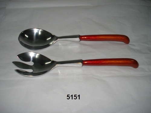 Aluminium Hand Forging Red Enamel Cutlery Set