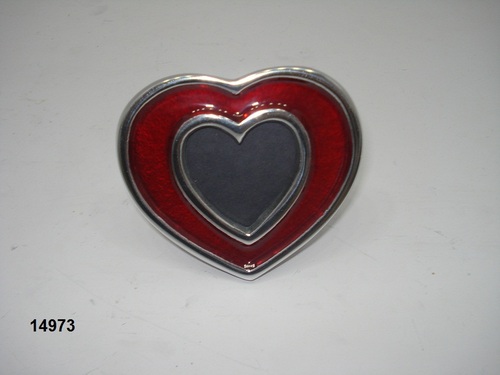Aluminium Heart Photo Frame