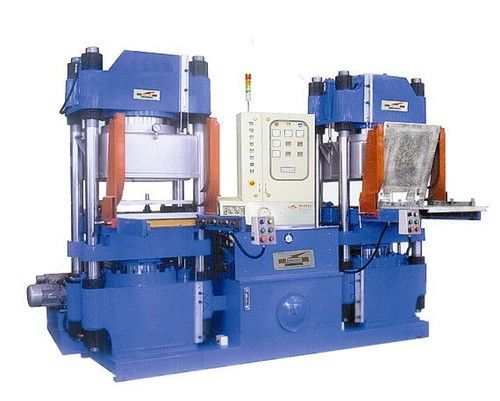 Blue 3- Vaccum Compression Moulding Press With Slid