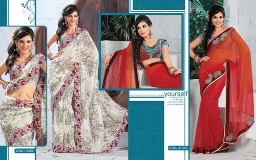 Embroidered Sarees