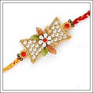 Diamond Flower Rakhi