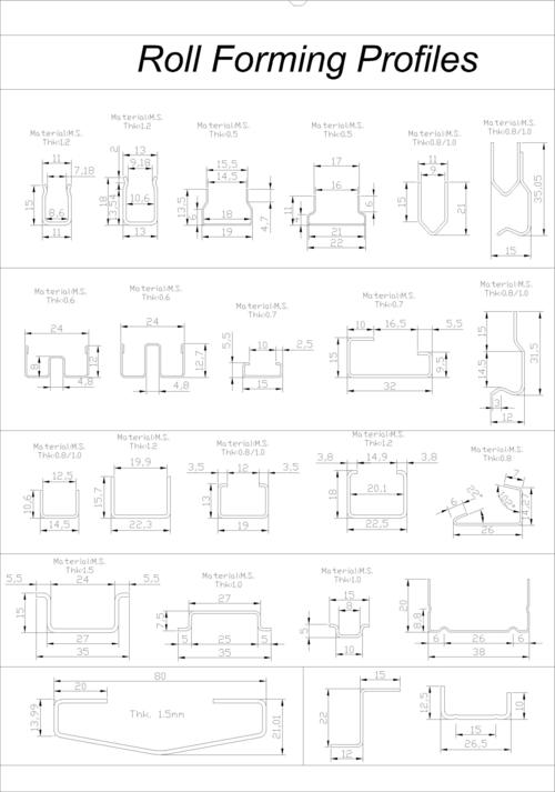 Roll Forming Profiles