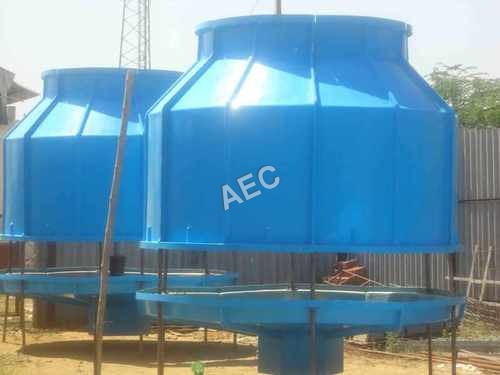 Industrial Cooling Towers - Fiberglass Reinforced Plastic, 5-500 TR Range | Corrosion Resistance, Low Maintenance, Efficient Performance, High Vibration & Wind Resistance