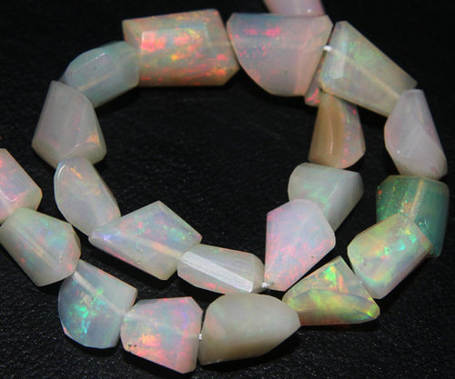 Ethiopian Opal Step Cut Tumble