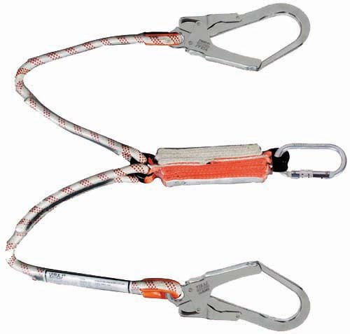 FORKED BRAIDED ROPE LANYARD