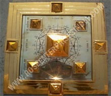 Brass Vedik Vastu Purush Pyramid Yantra Plate