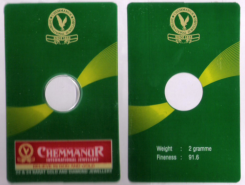 Gold Coin Packing Cards