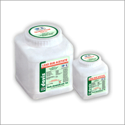 Lead Sub Acetate - 99% Pure, White to Off-White Crystalline Powder | Industrial Grade, Water Soluble, Milky Solution for Sugar Mills