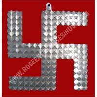 Brass Feng Shui Door Car Hanging Pyramid Swastik