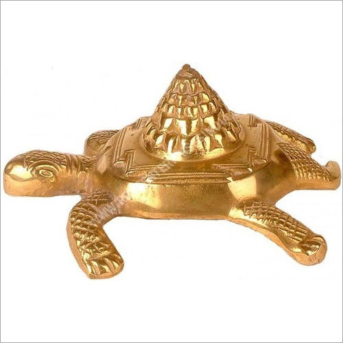 Tortoise Meru Shree Yantra Gold Plated