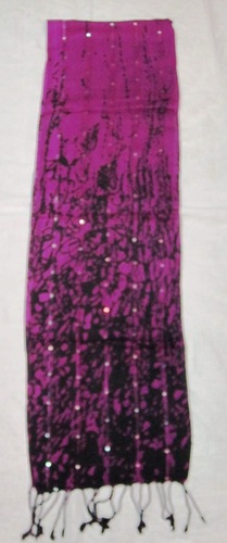 Stone Embroidered Polyester Stole