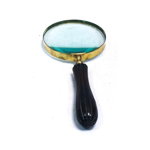 Black Brass Magnifying Glass Magnifier Withbeautiful Handle Nautical Magnifying Glass