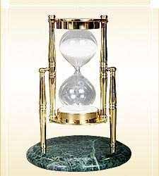 Brass Sand Timer With Base