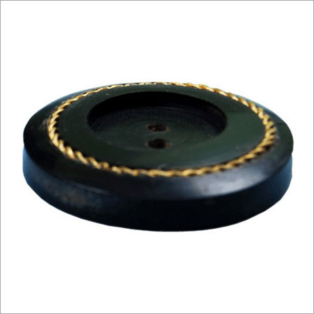 Horn Brass Inlay Buttons