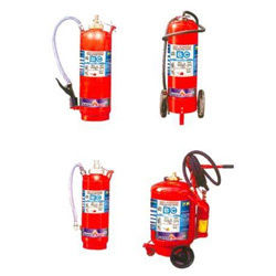 Red Dry Powder Fire Extinguishers