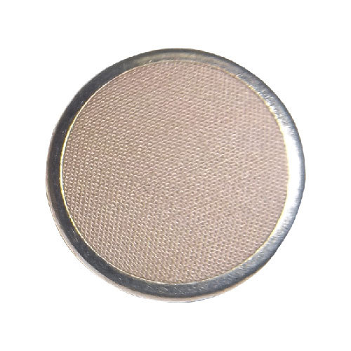 Fabric Buttons - Fabric & Metal, 2cm Diameter, Beige Color, 0.5cm Thickness | Customizable, Durable, Stylish, Versatile, Sew-on Fastening
