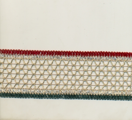 Colored Border Lace