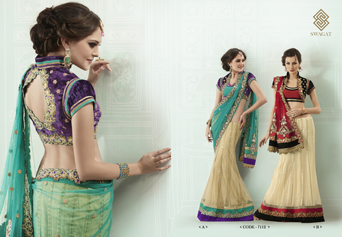 Bridal Zari Work Saree