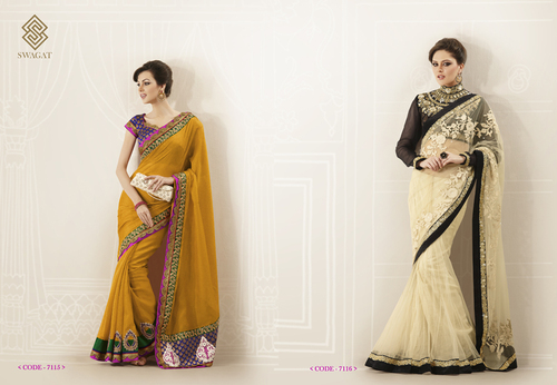 Elegant Fancy Printed Saree