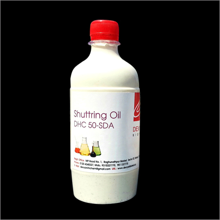 Oil Based White Shuttering Oil By DEVYANI BIOTECH