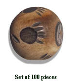 Horn Beads - Bone Material, Variable Size, Beige Color | Handmade, Custom, Durable, Versatile, Decorative