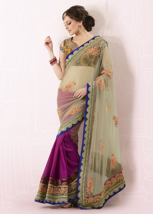 Designer Wedding Wear Saree