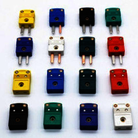 Yellow Lightweight Thermocouple Connector