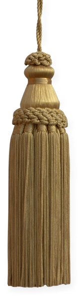 Rayon Tassel - 100-200mm Length, 20-50mm Width | Beige, Handmade, Customizable, Decorative, Durable, Versatile for Curtain Tiebacks & Garment Embellishments
