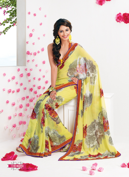 Designer Printed Saree