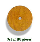 Colored Wooden Beads