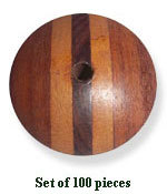 Colored Wooden Beads