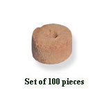 Wooden Beads - Natural Wood, 10-15mm Diameter, Light Brown, Round | Handcrafted, Durable, Versatile, Customizable, 2-3mm Hole Diameter