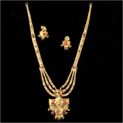 Antique Gold Plated Necklace Set