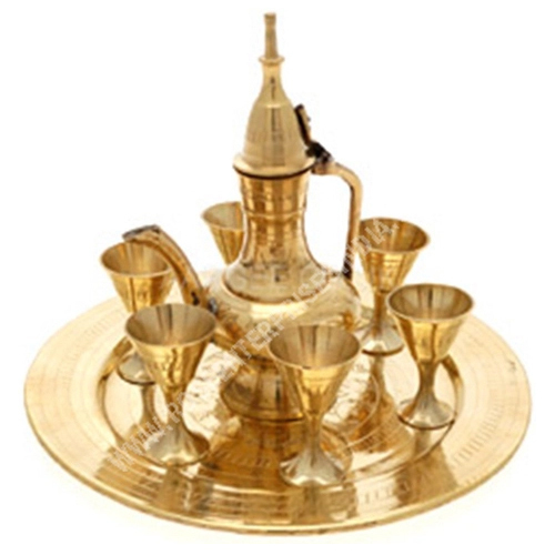 Brass Wine Set